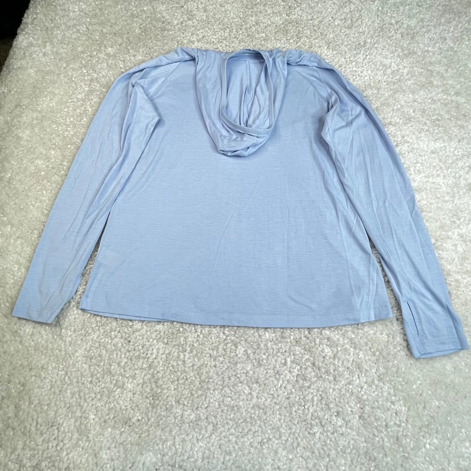 Sudadera con capucha Free Fly Bamboo Weekender azul para mujer mediana Foto 2 de 4