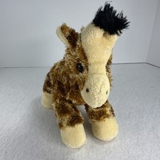 Aurora Gigi Giraffe Plush Beanbag Mini Stuffed Animal 8" Floppy Flopsie Soft Toy