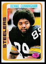 Bennie Cunningham, 1978 Topps, #371, Pittsburgh Steelers, RC