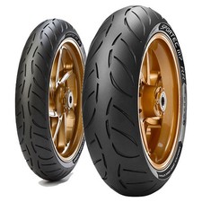 TYRE PAIR METZELER 130/70-16 61W + 190/55-17 (75W) SPORTEC M7 RR