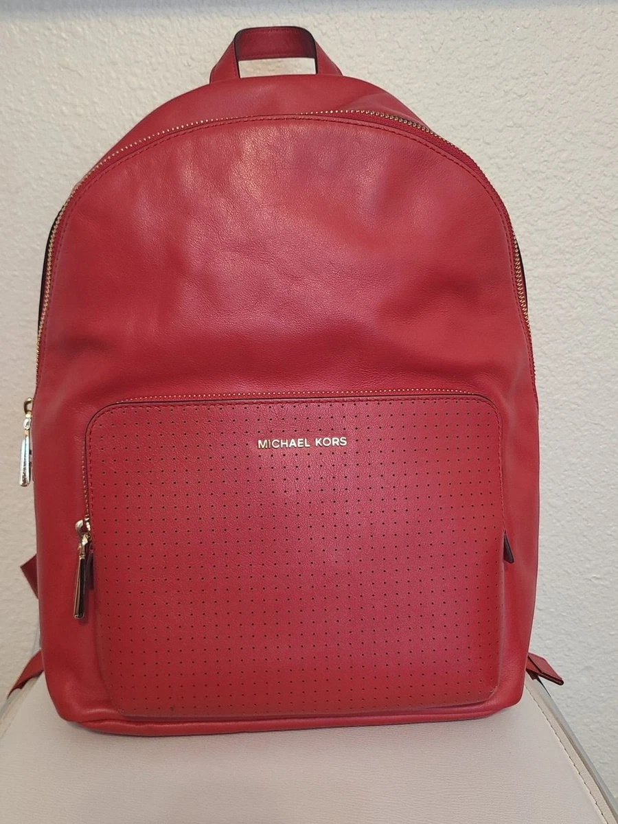Michael Kors Deep Red/Burgundy Mini Leather Backpack EUC Michael Kors | Bags | Michael Kors Euc Burgundy Deep Red  main image 3