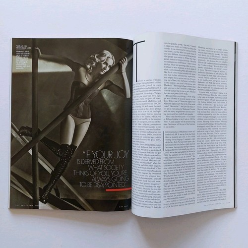 MADONNA - RARE UK Vanity Fair Magazine Green Issue (MAY 2008) - Foto 4 di 8