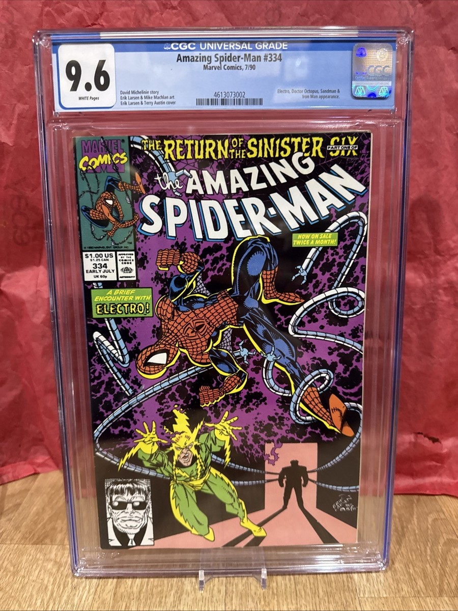 Amazing Spider-Man #334 CGC 9.6 Marvel 1990; Return Of Sinister