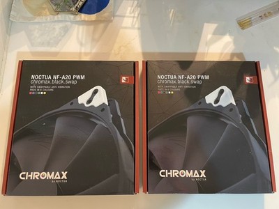Noctua NF-A20 PWM chromax.black.swap Premium Edition 200mm Quiet Cooling Fan