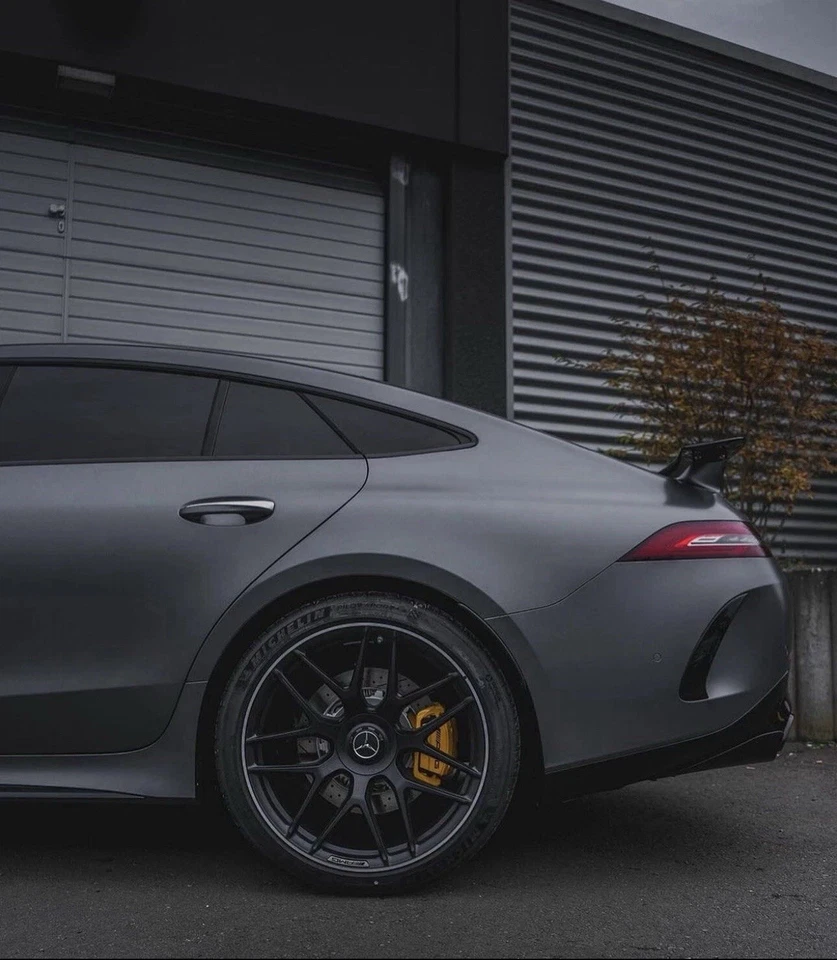 Mercedes Benz C63s E63s CLS63s AMG negro mate tapa central cubierta rueda buje Foto 4 de 4