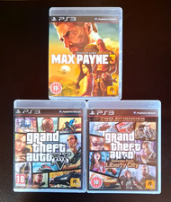 Rockstar Playstation 3 games bundle | X3 games | GTA & Max payne | Tested | VGC