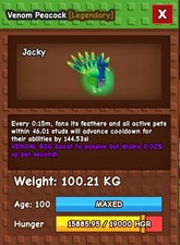 100.21KG Venom Peacock