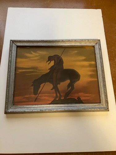 The Sun Has Riz Vintage original ' End of the Trail ' art print James Earl Frasier | eBay