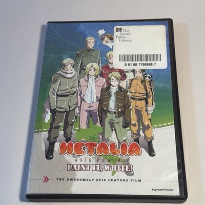 Hetalia: Axis Powers Paint It, White! DVD Anime Movie Funimation