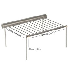 Leichter tragbarer klappbarer Grillrost für Camping BBQ Herd Outdoor Einsatz – Bild 10