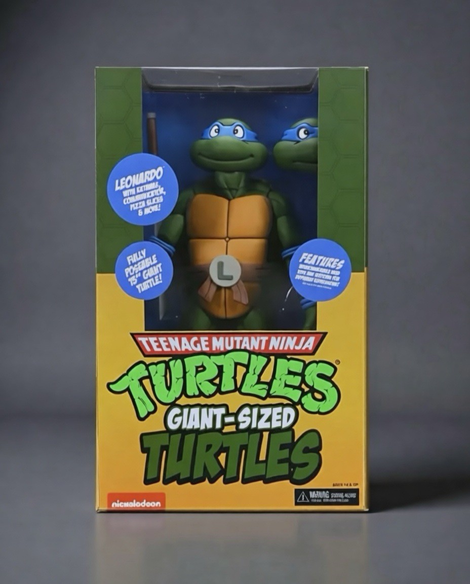 NECA TMNT Teenage Mutant Ninja Turtles Giant Sized Turtles Cartoon
