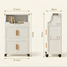 3/4/5 layers Storage Boxes with Wheels Open Top Bottom Drawer Rolling Organiser