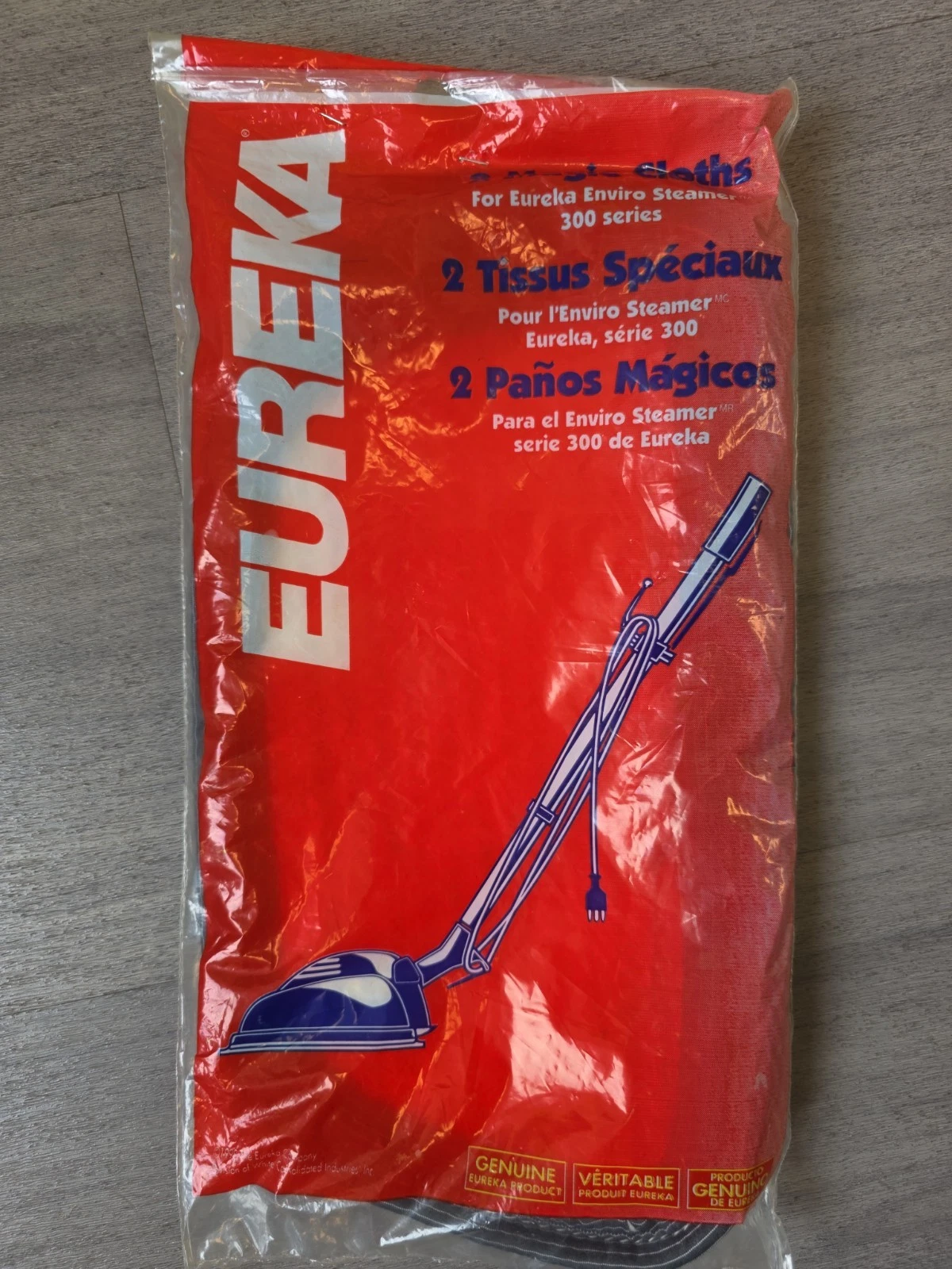 Eureka 2 Magic Cloths Pads for Eureka Enviro Steamer 300 Series - Part 60675