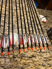 32" Handmade Carbon Arrows Spine  For Recurve Bow Longbow