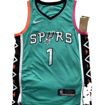 Nike San Antonio Spurs City Edition Swingman Jersey # 1 Wembanyama FIESTA