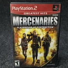 Mercenaries Playground of Destruction PS2 Greatest Hits Complete CIB Game