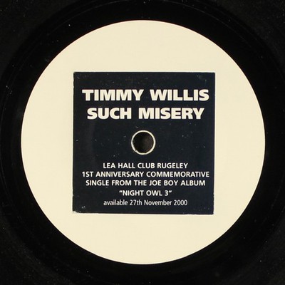 TIMMY WILLIS: such misery / blank JOE BOY 7'' Single 45 RPM UK