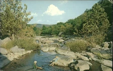 Stouts Creek Lake Killarney Ironton Missouri ~ postcard sku481