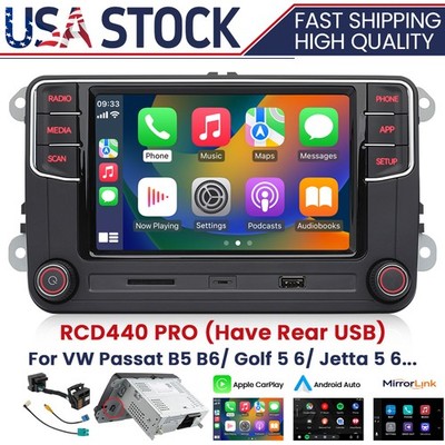 Rear USB NONAME Radio CarPlay Android Auto RCD360PRO 3 RCD440 330 For PQ VW Golf