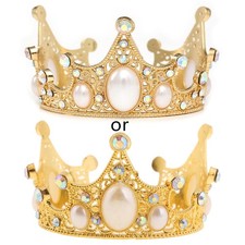 Crown Baby Hat Photography Props Newborn Headband Ring Mini Decoration