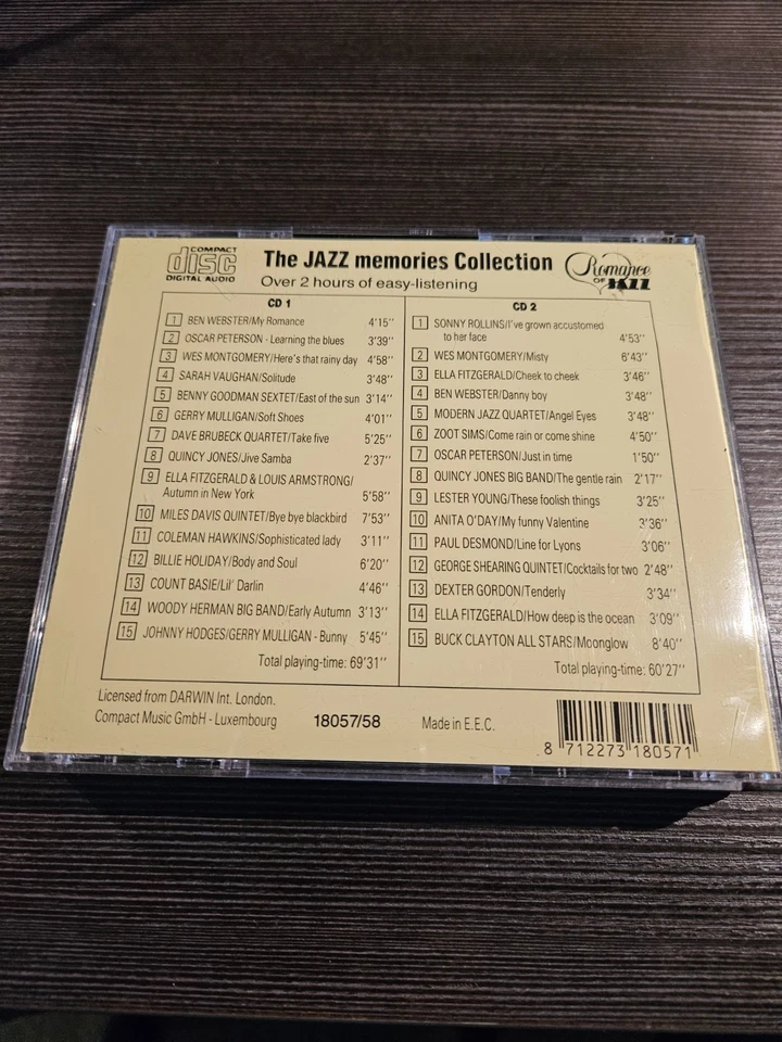 The Jazz Memories Collection / Easy Listening   | Doppel CD |  Zustand gut - Bild 4 von 4