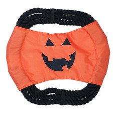 Hund Welpe Klein Halloween Geschenk Nylon Seil K&uuml;rbis Seil Frisbee Spielen Sp...