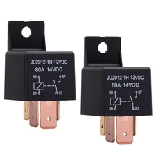 EHDIS 4-Pin Relay 12V 80A Automotive Car On/Off Normally Open Car... 