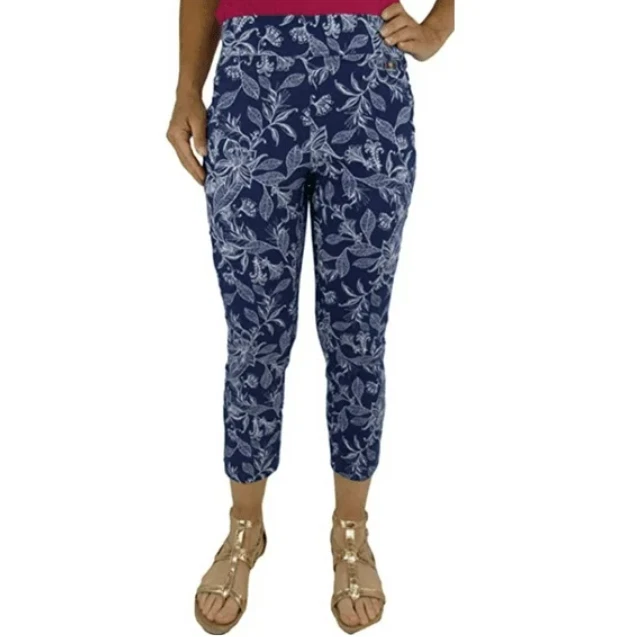 Rafaella Comfort Pant Capri Mediterranean blue 14