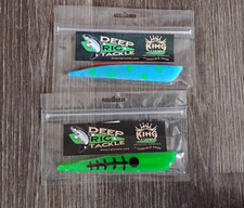 Deep Rig Tackle artifical Herring green hornet & blue oyster mag tuneable