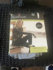 Cuddl Duds Softwear with Stretch Women s Long Legging Gray Size S