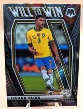 2021-22 Mosaic FIFA Road to World Cup Thiago Silva Will to Win #15 Brazil