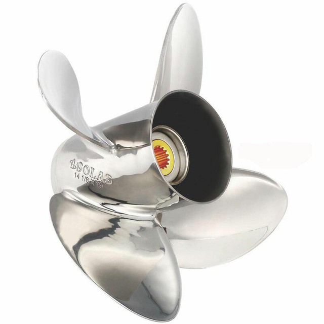 Solas Yamaha Titan Stainless Steel 4 Blade Boat Propeller For Sale Online Ebay