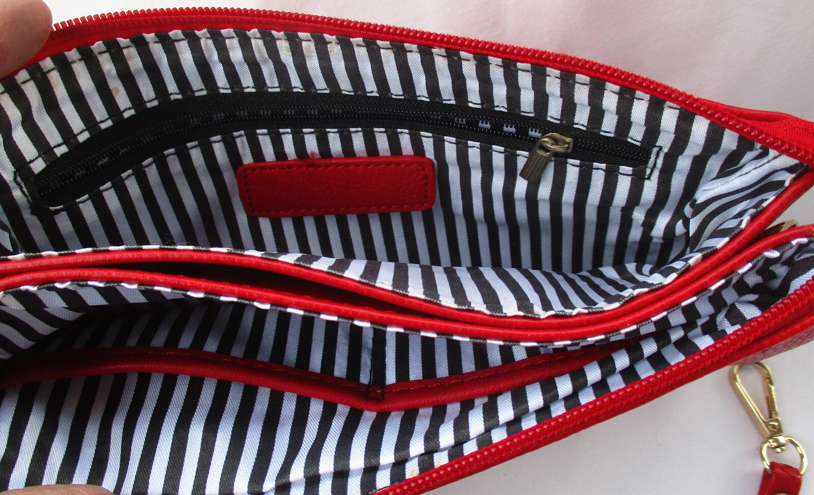 BORSA BASIC POCHETTE COACH VINTAGE CON CERNIERA