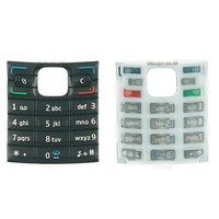 Original Nokia E50 Tastatur Tastenmatte Keyboard Tastenfeld Keypad, Schwarz