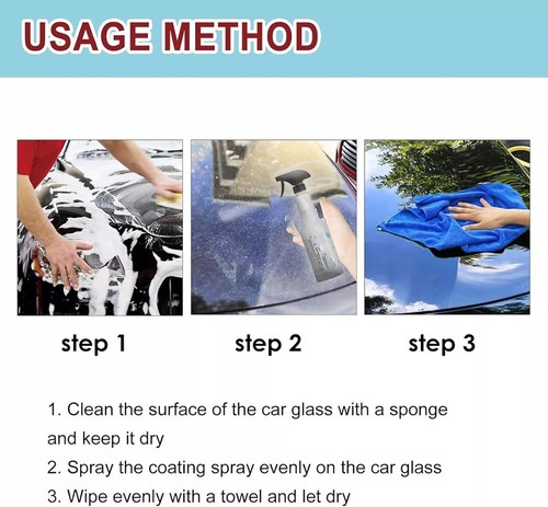 Car Spray Kit- Multi Functional Coating Renewal Agent for All Vehicles - Picture 7 of 9
