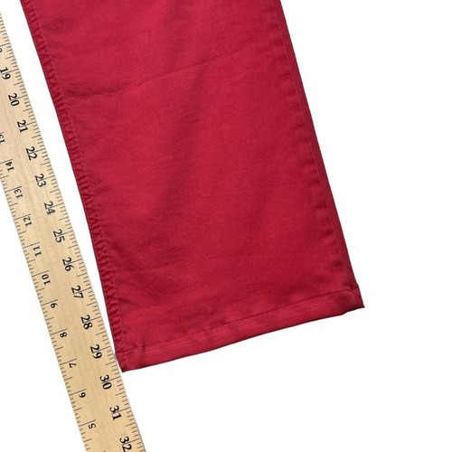 BRAX Pants Men's 36x30 Red Stretch Cooper Fancy Chino Regular Fit Golf - Picture 10 of 14