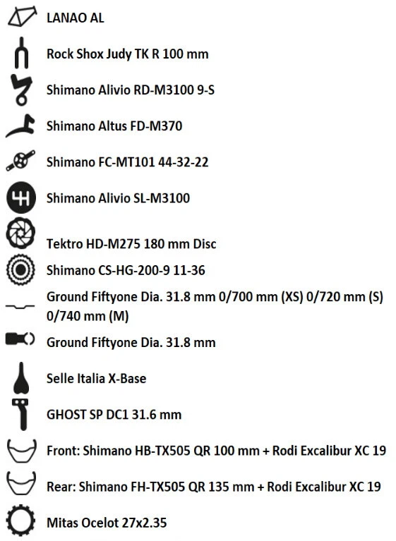 Ghost Lanao Universal 27.5" size S - Bild 4 von 4