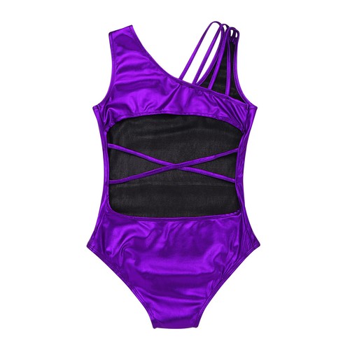 Niñas Gimnasia Ballet Baile Ropa Brillo Brillante Body Deporte Entrenamiento Leotardos - Imagen 24 de 83