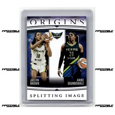 2024 Panini Origins WNBA - Splitting Image #2 Arike Ogunbowale, Jaelyn Brown