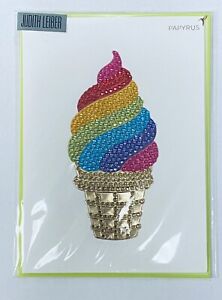 Birthday Card 1 Rainbow Ice Cream 