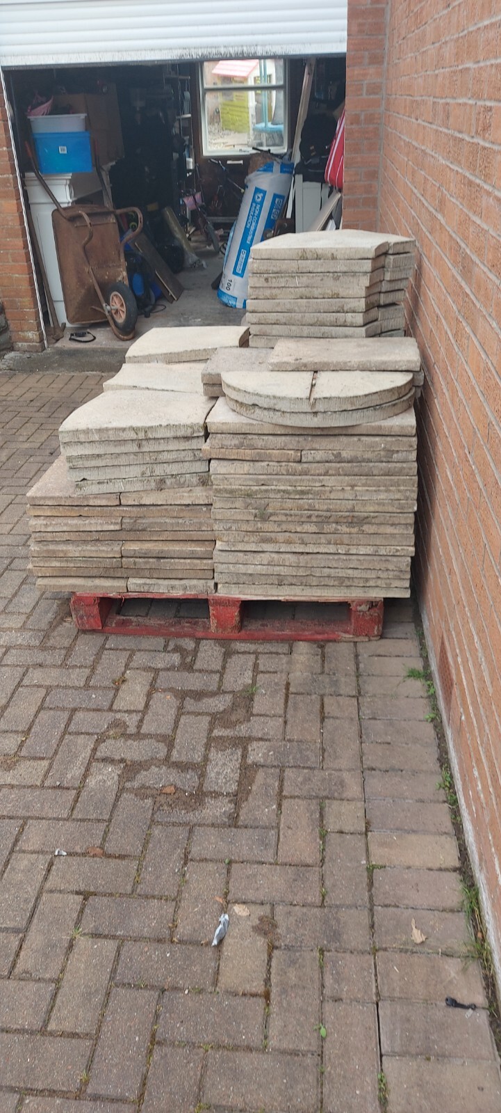 Paving Slabs Second Hand covering 24m2. eBay