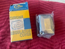 Vintage NOS Accessory 1940-55 GM Cal Custom Chrome Voltage Regulator cover