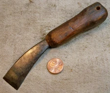 Uncommon Hand Forged File Wood Carving Chisel Good Shape Collectible Tool READ