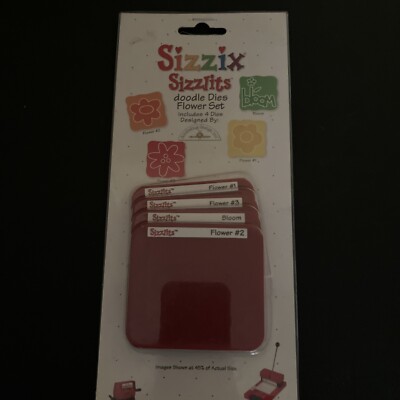 Sizzix Six lots Doodle Dies Flower Set