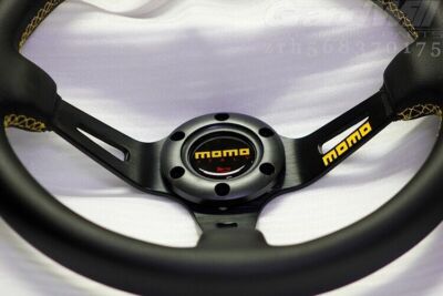 MOMO FULL SPEED 348Φ 90mm DEEP MOMO/steering wheel/FULL SPEED/348mm/DEEP 90mm/leather/Japan
