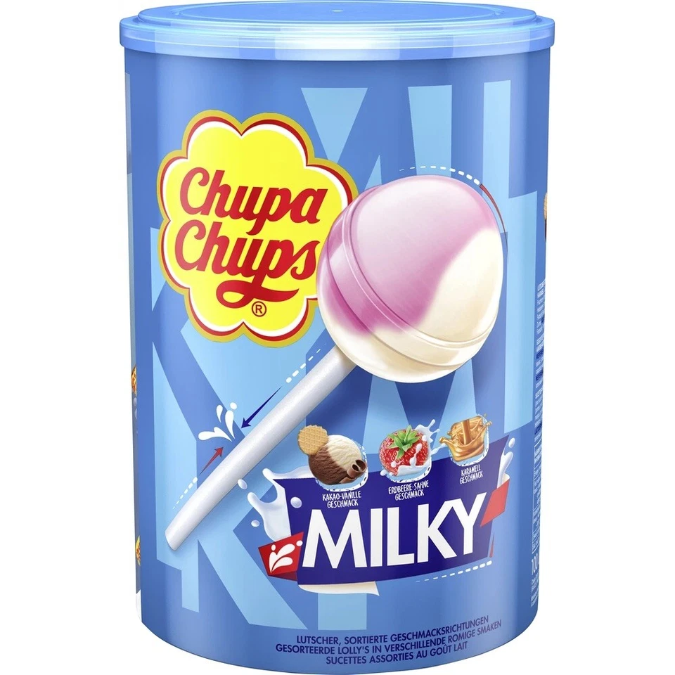 (16,66 EUR/kg) Chupa Chups lecca-lecca latte 100 lecca-lecca