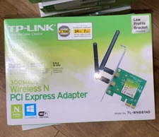 TP-Link TL-WN881ND 300Mbps Wireless PCI Express Card PCIe Wi-Fi Network Adapter