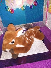   FAO Schwarz / Deer/Fawn Brown  White Spotted Laying Down '2020 18  Plush 