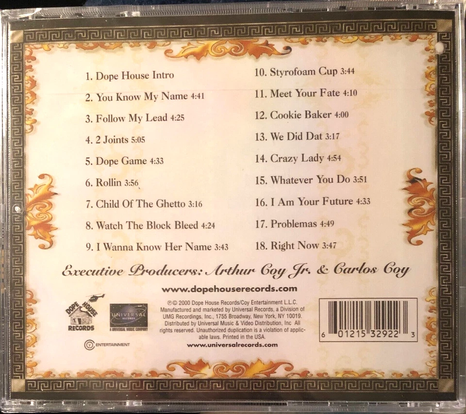 SPM / SOUTH PARK MEXICAN - The Purity Album (Sealed CD, 2000) Dope House Records - Image 2 of 2