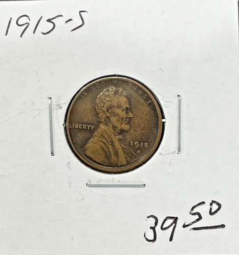 1915 S Wheat Cent Higher Grade Looks XF